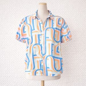 Michelle McDowell Catch A Wave Goldie Top | Blue Goldie | NWT | Medium